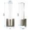 Luxrite 14 Inch Modern LED Wall Sconce Brushed Nickel 5CCT 2700K-5000K 16W 1000LM Dimmable Damp Rated LR32165-1PK - alternate 8